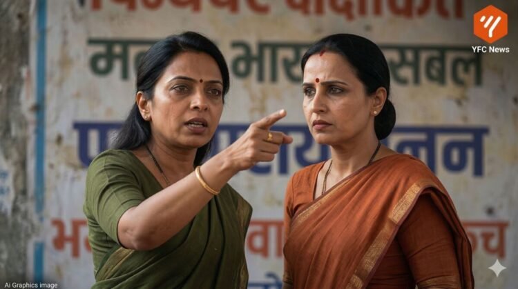 रोहिणी खडसे आणि चित्रा वाघ