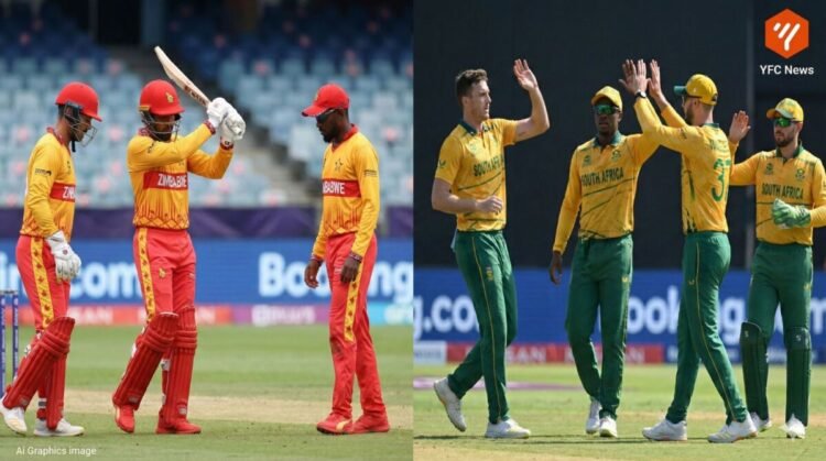झिम्बाब्वे आणि दक्षिण आफ्रिका क्रिकेट खेळाडू