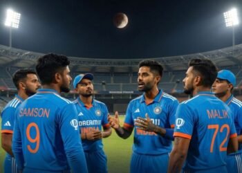 वानखेडे स्टेडियमवर सराव करणारा भारतीय क्रिकेट संघ