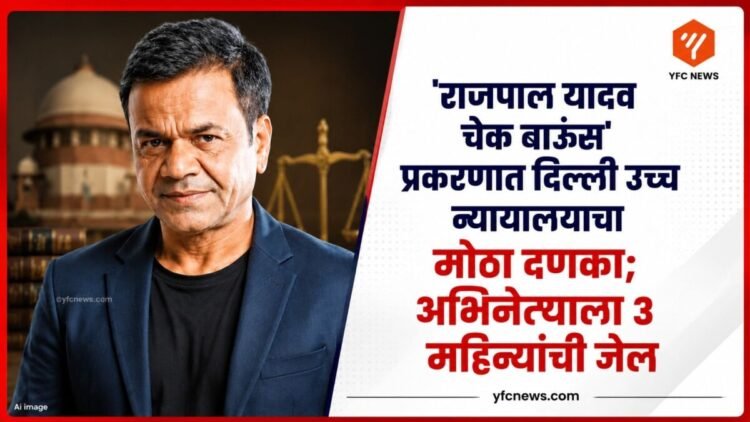 Bollywood News: 'राजपाल यादव चेक बाउंस' प्रकरणात दिल्ली उच्च न्यायालयाचा मोठा दणका; अभिनेत्याला ३ महिन्यांची जेल